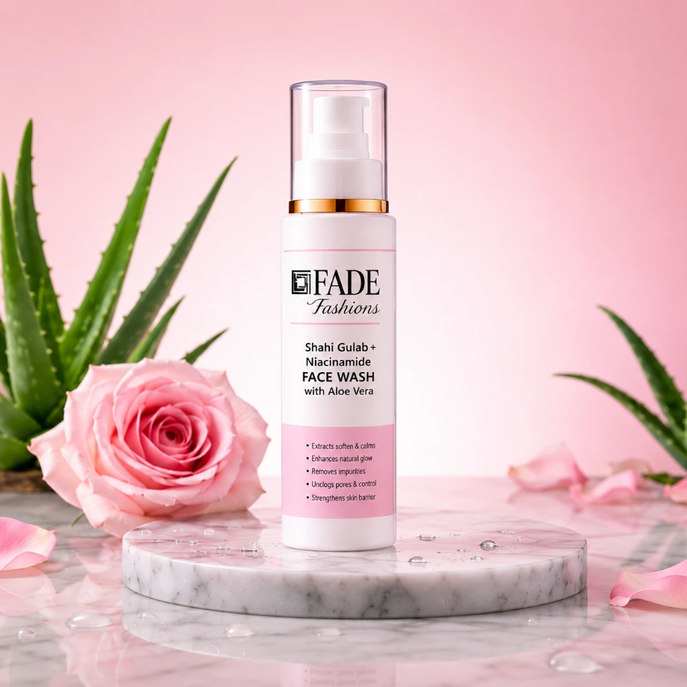 face wash Shahi Gulab+Niacinamide with Aloe vera
